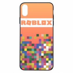 Чехол для iPhone Xs Max Roblox and squares - PrintSalon