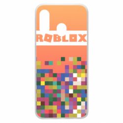 Чехол для Samsung A40 Roblox and squares - PrintSalon