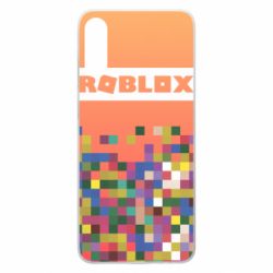 Чехол для Samsung A70 Roblox and squares - PrintSalon
