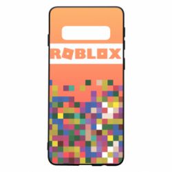 Чехол для Samsung S10 Roblox and squares - PrintSalon