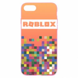 Чехол для iPhone SE 2022 Roblox and squares - PrintSalon