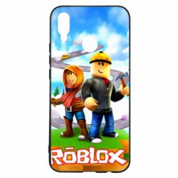 Чехол для Huawei P Smart Plus 2018 Roblox backraund game mapa - PrintSalon