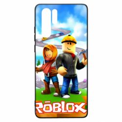 Чехол для Huawei P30 Pro Roblox backraund game mapa - PrintSalon