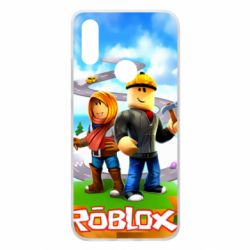 Чехол для Xiaomi Redmi 7 Roblox backraund game mapa - PrintSalon