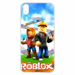 Чехол для Xiaomi Redmi 7A Roblox backraund game mapa - PrintSalon