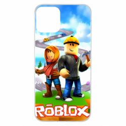 Чехол для iPhone 11 Roblox backraund game mapa - PrintSalon