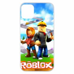 Чехол для iPhone 11 Pro Roblox backraund game mapa - PrintSalon
