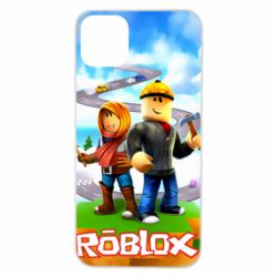 Чехол для iPhone 11 Pro Max Roblox backraund game mapa - PrintSalon