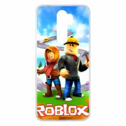 Чехол для Xiaomi Redmi Note 8 Pro Roblox backraund game mapa - PrintSalon