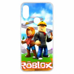 Чехол для Xiaomi Redmi Note 7 Roblox backraund game mapa - PrintSalon
