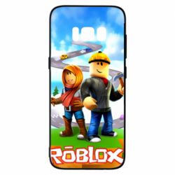 Чехол для Samsung S8 Roblox backraund game mapa - PrintSalon