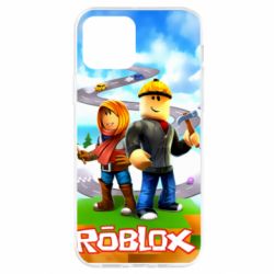 Чехол для iPhone 12 Pro Roblox backraund game mapa - PrintSalon