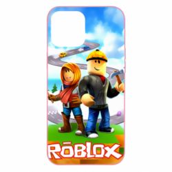 Чехол для iPhone 12 Pro Max Roblox backraund game mapa - PrintSalon