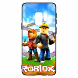 Чехол для Samsung S9 Roblox backraund game mapa - PrintSalon