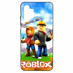 Чехол для Samsung A32 4G Roblox backraund game mapa - PrintSalon