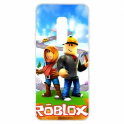 Чехол для Samsung S9+ Roblox backraund game mapa - PrintSalon