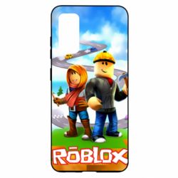 Чохол для Samsung S20 Roblox backraund game mapa