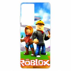 Чехол для Samsung S21 Ultra Roblox backraund game mapa - PrintSalon