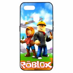 Чехол для Oppo A5s/A12 Roblox backraund game mapa - PrintSalon