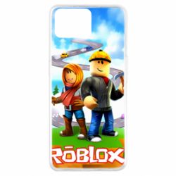 Чехол для Oppo A73 Roblox backraund game mapa - PrintSalon