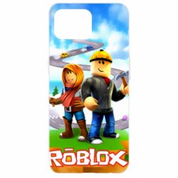 Чехол для Oppo Reno 4 Lite Roblox backraund game mapa - PrintSalon