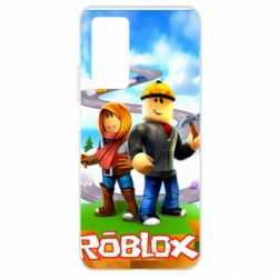 Чехол для Xiaomi Mi 10T/10T Pro Roblox backraund game mapa - PrintSalon