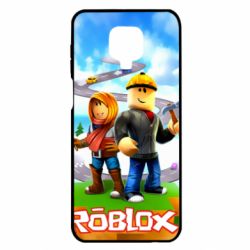 Чехол для Xiaomi Redmi Note 9S/9Pro/9Pro Max Roblox backraund game mapa