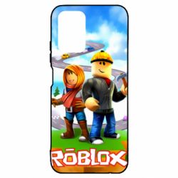 Чехол для Xiaomi Redmi Note 10 Roblox backraund game mapa - PrintSalon