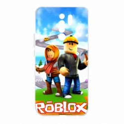 Чехол для Xiaomi Redmi 9 Roblox backraund game mapa