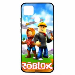 Чехол для Xiaomi Redmi 9c Roblox backraund game mapa - PrintSalon