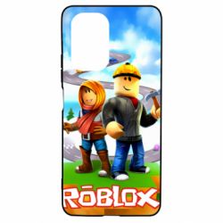 Чехол для Xiaomi Poco F3/K40 Roblox backraund game mapa