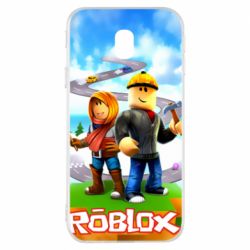 Чехол для Samsung J3 2017 Roblox backraund game mapa - PrintSalon