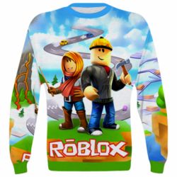3D свитшот Roblox backraund game mapa - PrintSalon