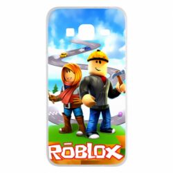 Чехол для Samsung J3 2016 Roblox backraund game mapa - PrintSalon