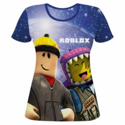 Женская футболка 3D Roblox characters - PrintSalon