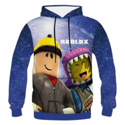 Мужское 3D худи Roblox characters - PrintSalon