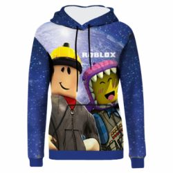 Женское 3D худи Roblox characters - PrintSalon
