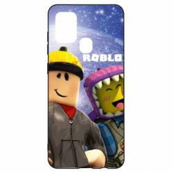 Чехол для Samsung A21s Roblox characters - PrintSalon