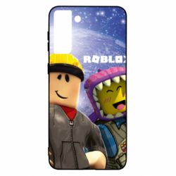 Чехол для Samsung S21+ Roblox characters - PrintSalon