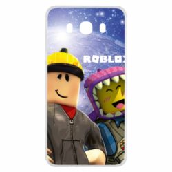 Чехол для Samsung J7 2016 Roblox characters - PrintSalon