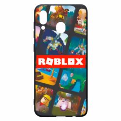 Чехол для Samsung A20 Roblox frames - PrintSalon