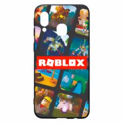 Чехол для Samsung A40 Roblox frames - PrintSalon