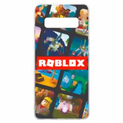 Чехол для Samsung S10+ Roblox frames - PrintSalon