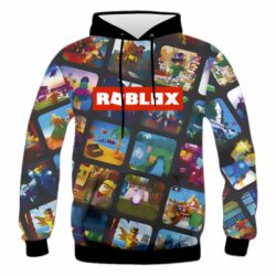 Мужское 3D худи Roblox frames - PrintSalon