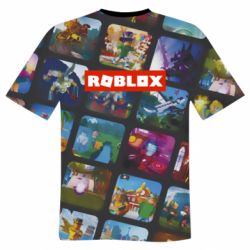 Мужская футболка 3D Roblox frames - PrintSalon
