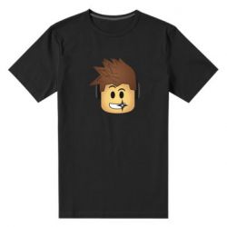 Мужская футболка премиум Roblox head - PrintSalon