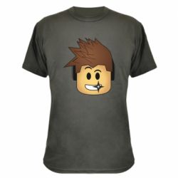 Камуфляжная футболка Roblox head - PrintSalon