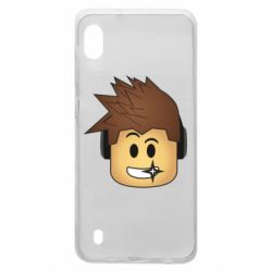 Чехол для Samsung A10 Roblox head - PrintSalon