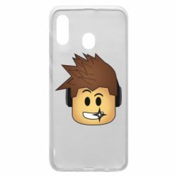 Чехол для Samsung A20 Roblox head - PrintSalon