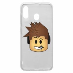 Чехол для Samsung A30 Roblox head - PrintSalon